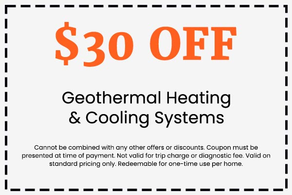 Discounts on Geothermal Heating & Cooling Systems