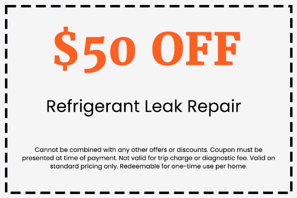 Discounts on Refrigerant Leak Repair